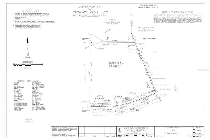Land for Sale at 1844 RENZULLI ROAD New Smyrna Beach, Florida 32168 United States