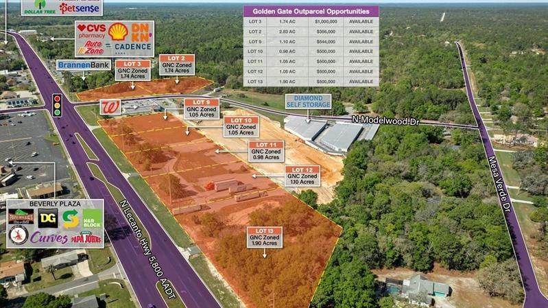 Land for Sale at Address Restricted by MLS Beverly Hills, Florida 34465 United States